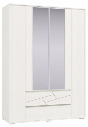 Шкаф 4-х дверный с ящиками АДЕЛИНА (4-4833рам.б) в Лесном - lesnoy.ok-mebel.com | фото