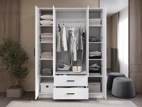 Шкаф 4-х створчатый Титан (белый) в Лесном - lesnoy.ok-mebel.com | фото 2