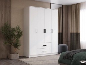 Шкаф 4-х створчатый Титан (белый) в Лесном - lesnoy.ok-mebel.com | фото 5