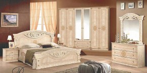 Шкаф 6-и дверный с зеркалами (02.146) Рома (беж) в Лесном - lesnoy.ok-mebel.com | фото 3