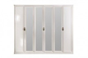 Шкаф 6-ти ств (2+2+2) с зеркалами Натали (комплект) в Лесном - lesnoy.ok-mebel.com | фото 2