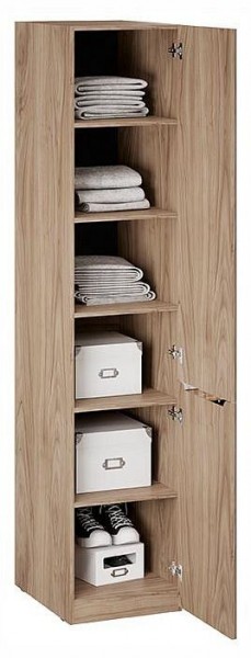 Шкаф для белья Глосс СМ-319.07.001 в Лесном - lesnoy.ok-mebel.com | фото 2