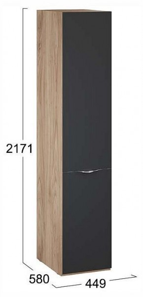 Шкаф для белья Глосс СМ-319.07.001 в Лесном - lesnoy.ok-mebel.com | фото 4