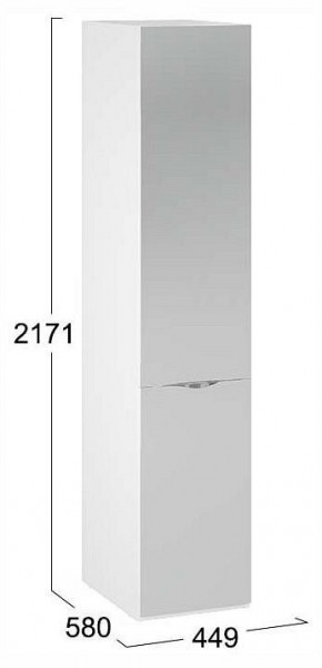 Шкаф для белья Глосс СМ-319.07.002 в Лесном - lesnoy.ok-mebel.com | фото 4