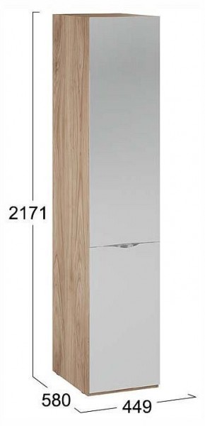 Шкаф для белья Глосс СМ-319.07.002 в Лесном - lesnoy.ok-mebel.com | фото 4