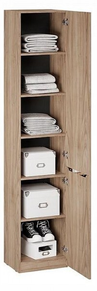 Шкаф для белья Глосс СМ-319.07.012 в Лесном - lesnoy.ok-mebel.com | фото 2
