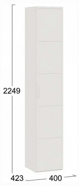 Шкаф для белья Стелла Исп.2 в Лесном - lesnoy.ok-mebel.com | фото 4