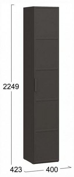 Шкаф для белья Стелла Исп.2 в Лесном - lesnoy.ok-mebel.com | фото 4