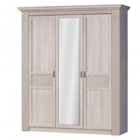 Шкаф для одежды 3-х дверный №180 "Лючия" Дуб оксфорд серый в Лесном - lesnoy.ok-mebel.com | фото
