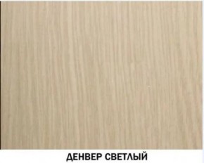 Шкаф для одежды №614 "Инна" Денвер светлый (*без полок) в Лесном - lesnoy.ok-mebel.com | фото 2