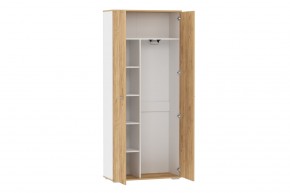 Шкаф для одежды НМ 040.42 "Санти" (Белый/Крафт Золотой) в Лесном - lesnoy.ok-mebel.com | фото 2
