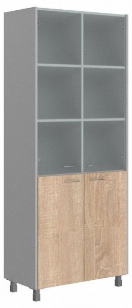 Шкаф книжный Offix New OHC 87.2 в Лесном - lesnoy.ok-mebel.com | фото