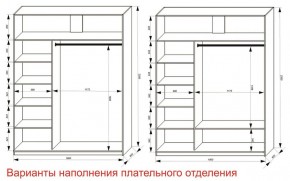 Шкаф-купе 1800 серии SOFT D8+D2+B2+PL4 (2 ящика+F обр.штанга) профиль «Графит» в Лесном - lesnoy.ok-mebel.com | фото 7