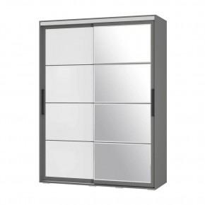 Шкаф-купе Крафт-6 1.6 м ШКК-06 (графит) в Лесном - lesnoy.ok-mebel.com | фото 3