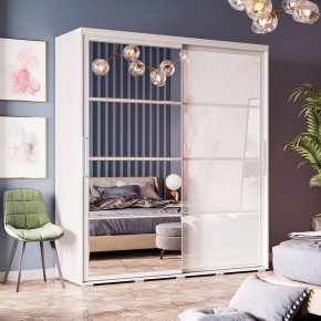 Шкаф-купе Крафт-6 1.6 м ШКК-06 (ясень белый) в Лесном - lesnoy.ok-mebel.com | фото