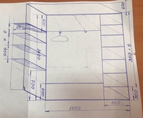 Шкаф-купе Ксения 1600 (Итальянский Орех) в Лесном - lesnoy.ok-mebel.com | фото 5
