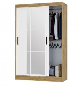 Шкаф-купе Тайм ШКК-03 (крафт/белый) в Лесном - lesnoy.ok-mebel.com | фото 2