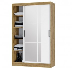 Шкаф-купе Тайм ШКК-03 (крафт/белый) в Лесном - lesnoy.ok-mebel.com | фото 3