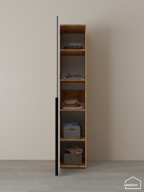 Шкаф Linnea MHR-1-2 2050х400х510 (ДВ-М 11.1.25) в Лесном - lesnoy.ok-mebel.com | фото 4