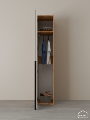 Шкаф Linnea MHR-1 2050х400х510 (ДВ-М 11.1.25) в Лесном - lesnoy.ok-mebel.com | фото 4