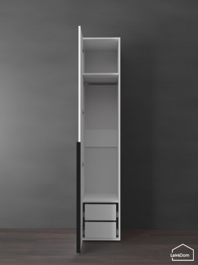 Шкаф Linnea MHR-1-3 2050х400х510 (Белый-М 11.1.1) в Лесном - lesnoy.ok-mebel.com | фото 6