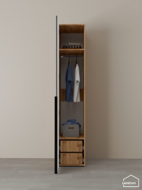 Шкаф Linnea MHR-1-3 2050х400х510 (ДВ-М 11.1.25) в Лесном - lesnoy.ok-mebel.com | фото 5