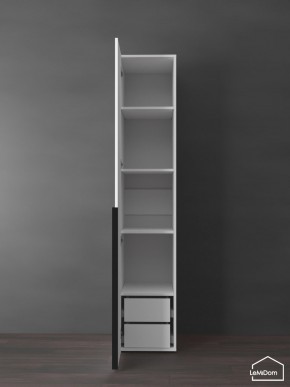 Шкаф Linnea MHR-1-4 2050х400х510 (Белый-М 11.1.1) в Лесном - lesnoy.ok-mebel.com | фото 7