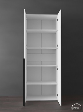 Шкаф Linnea MHR-2-2 2050х800х510 (Белый-М 11.1.1) в Лесном - lesnoy.ok-mebel.com | фото 4