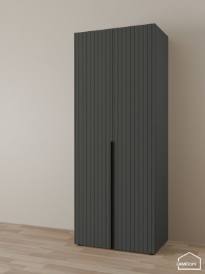 Шкаф Linnea MHR-2-2 2050х800х510 (Графит-М 11.1.25) в Лесном - lesnoy.ok-mebel.com | фото