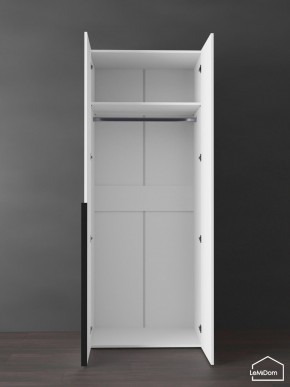 Шкаф Linnea MHR-2 2050х800х510 (Белый-М 11.1.2) в Лесном - lesnoy.ok-mebel.com | фото 4