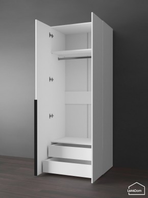 Шкаф Linnea MHR-2-3 2050х800х510 (Белый-М 11.1.1) в Лесном - lesnoy.ok-mebel.com | фото 5