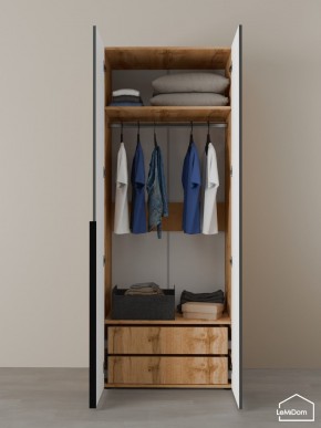 Шкаф Linnea MHR-2-3 2050х800х510 (ДВ-М 11.1.25) в Лесном - lesnoy.ok-mebel.com | фото 5