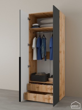 Шкаф Linnea MHR-2-3 2050х800х510 (ДВ-М 11.1.25) в Лесном - lesnoy.ok-mebel.com | фото 6