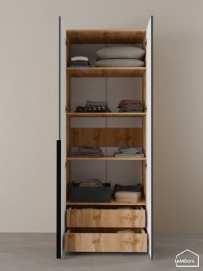 Шкаф Linnea MHR-2-4 2050х800х510 (ДВ-М 11.1.25) в Лесном - lesnoy.ok-mebel.com | фото 6