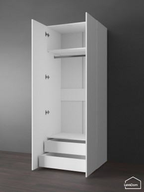 Шкаф Linnea MHR-2PO-3 2050х800х510 (Белый-М 11.1.2) в Лесном - lesnoy.ok-mebel.com | фото 5