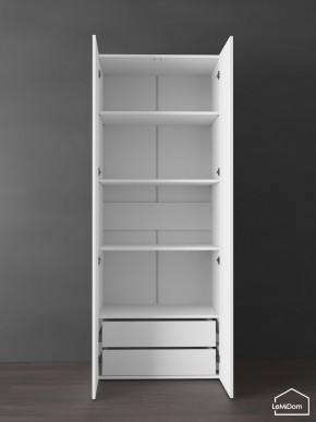 Шкаф Linnea MHR-2PO-4 2050х800х510 (Белый-М 11.1.2) в Лесном - lesnoy.ok-mebel.com | фото 5