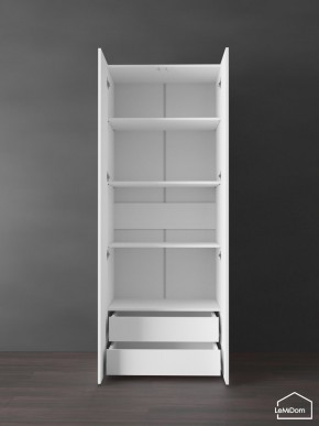 Шкаф Linnea MHR-2PO-4 2050х800х510 (Белый-М 11.1.2) в Лесном - lesnoy.ok-mebel.com | фото 6