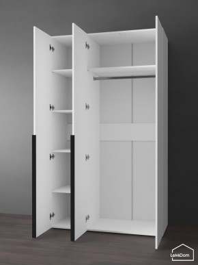 Шкаф Linnea MHR-3-1 2050х1200х510 (Белый-М 11.1.1) в Лесном - lesnoy.ok-mebel.com | фото 5