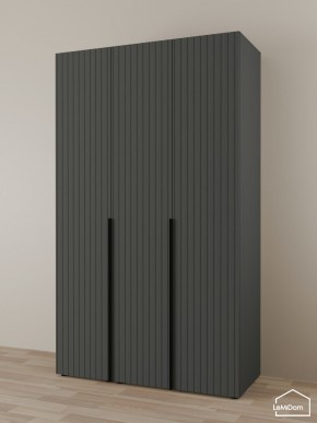 Шкаф Linnea MHR-3-2 2050х1200х510 (Графит-М 11.1.25) в Лесном - lesnoy.ok-mebel.com | фото