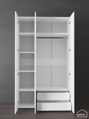 Шкаф Linnea MHR-3PO-2 2050х1200х510 (Белый-М 11.1.1) в Лесном - lesnoy.ok-mebel.com | фото 5