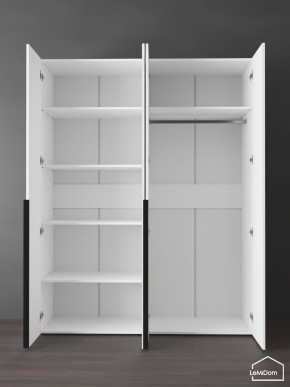 Шкаф Linnea MHR-4-1 2050х1600х510 (Белый-М 11.1.2) в Лесном - lesnoy.ok-mebel.com | фото 4