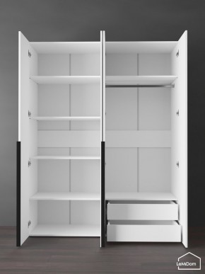 Шкаф Linnea MHR-4-2 2050х1600х510 (Белый-М 11.1.1) в Лесном - lesnoy.ok-mebel.com | фото 5