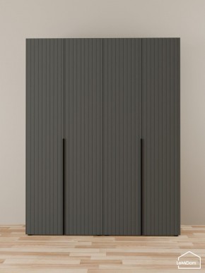 Шкаф Linnea MHR-4-2 2050х1600х510 (Графит-М 11.1.25) в Лесном - lesnoy.ok-mebel.com | фото