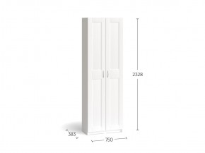 Шкаф МАКС двухдверный узкий, цвет белый в Лесном - lesnoy.ok-mebel.com | фото 3