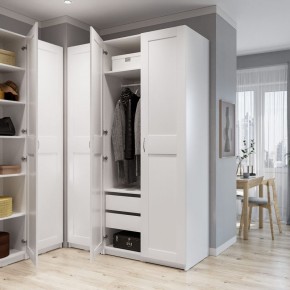 Шкаф МАКС однодверный, цвет белый в Лесном - lesnoy.ok-mebel.com | фото 4