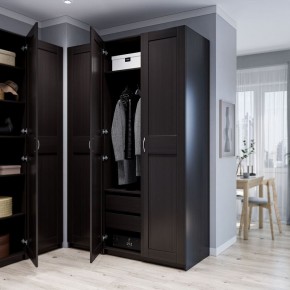 Шкаф МАКС однодверный, цвет Дуб Венге в Лесном - lesnoy.ok-mebel.com | фото 4
