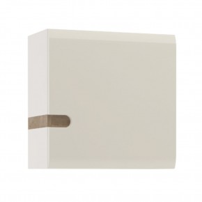 Шкаф навесной 1D/TYP 65, LINATE ,цвет белый/сонома трюфель в Лесном - lesnoy.ok-mebel.com | фото 2