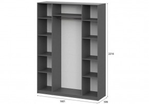 Шкаф платяной Даиго в Лесном - lesnoy.ok-mebel.com | фото 3