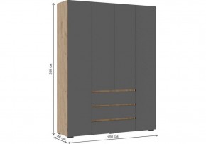 Шкаф платяной Элла в Лесном - lesnoy.ok-mebel.com | фото 3