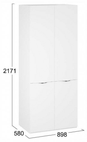 Шкаф платяной Глосс СМ-319.07.003 в Лесном - lesnoy.ok-mebel.com | фото 4